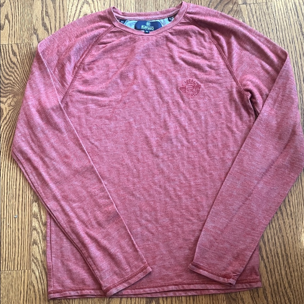 Men's Buffalo by David Bitton Long Sleeve Tee in burnt orange
